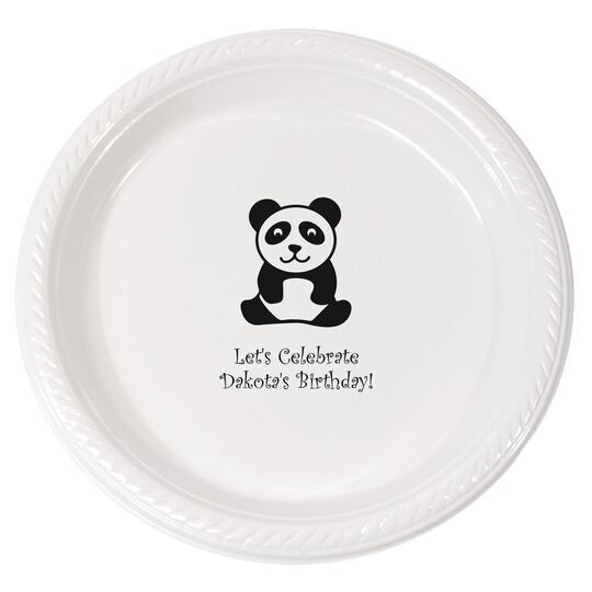 Panda Bear Plastic Plates